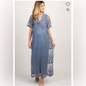 Pink Blush Maternity Dress